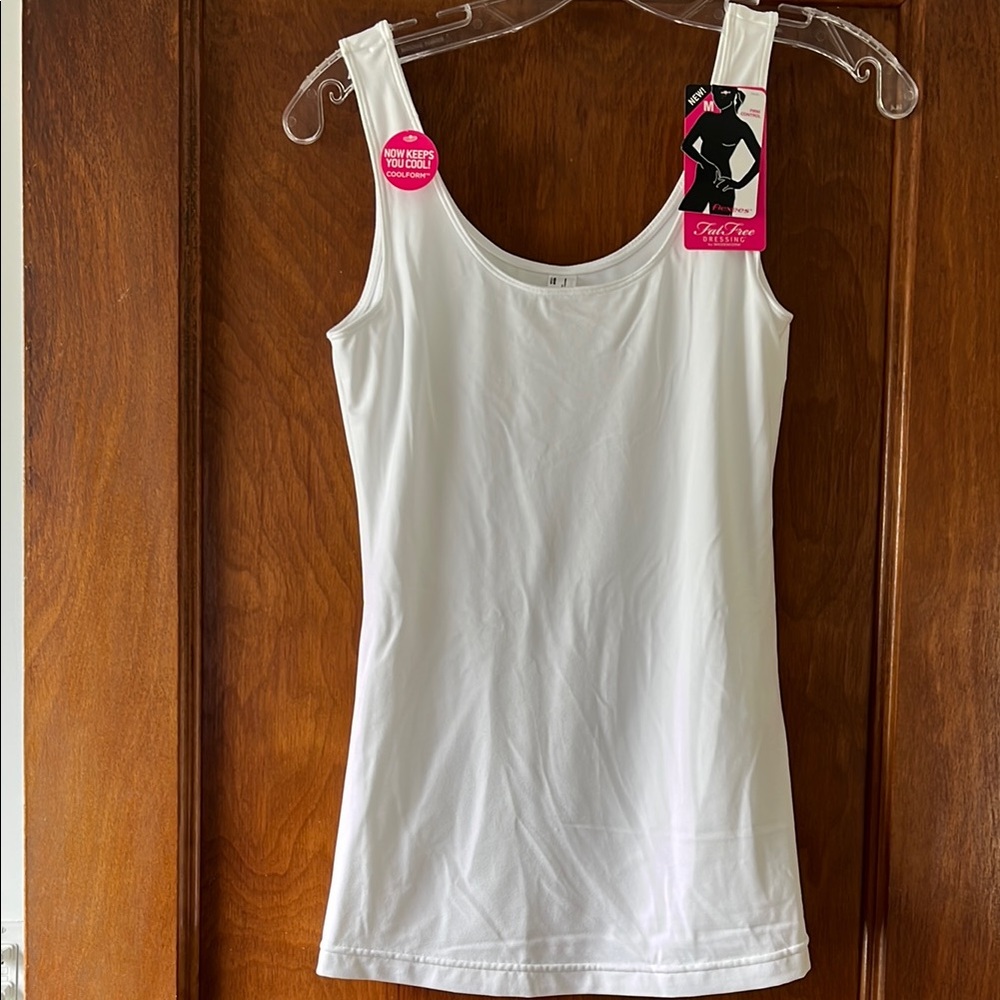 NWT Flexees by Maidenform White Tank Top